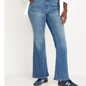 New Old Navy High Rise Flare Denim Jeans Size 16